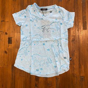 Terez Blue Unicorn T-Shirt
